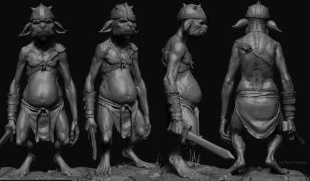 Гоблин zbrush