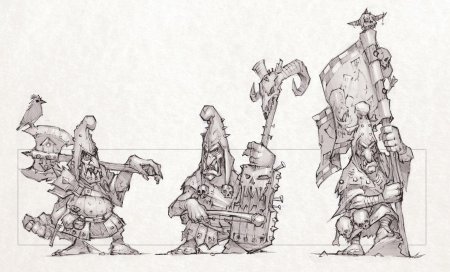 Гномы вархаммер концепт
