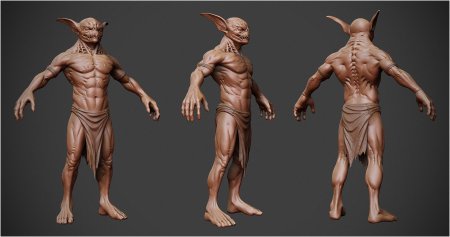 Гоблин zbrush