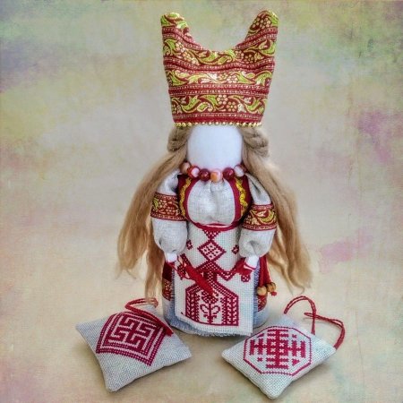 Кукла мотанка макошь