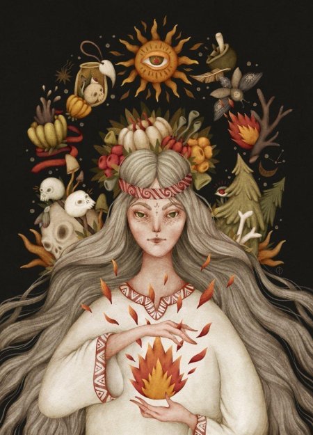 Славянская богиня ягиня