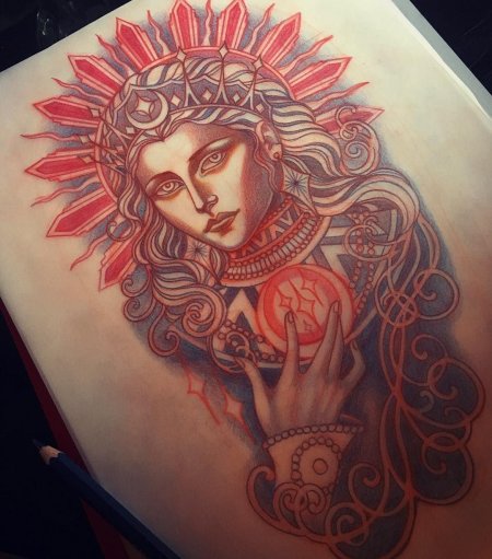 Макошь богиня тату