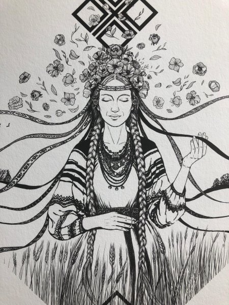 Триглава богиня славян