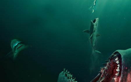 Акулы : мегалодон фильм