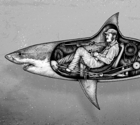 Акула молот мегалодон