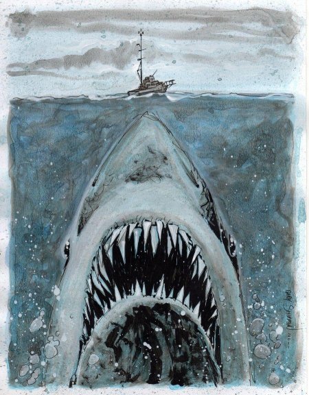 Акула мегалодон