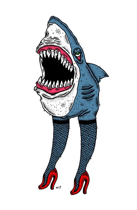 Акула рисунки