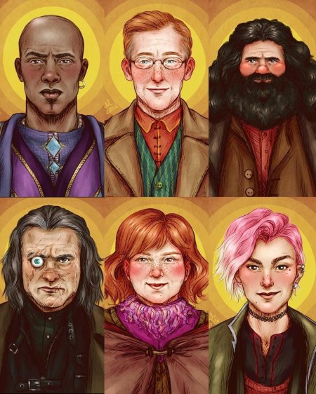 Гарри поттер персонажи арты