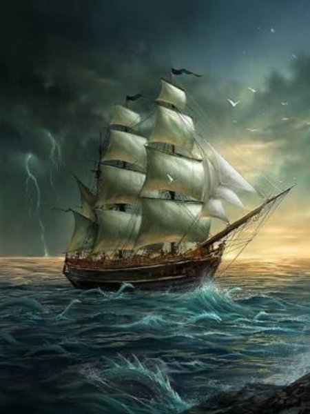 Картина корабль джеймс бреретон