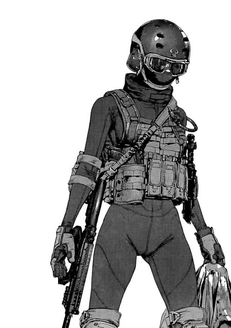 Девушка войн эскиз