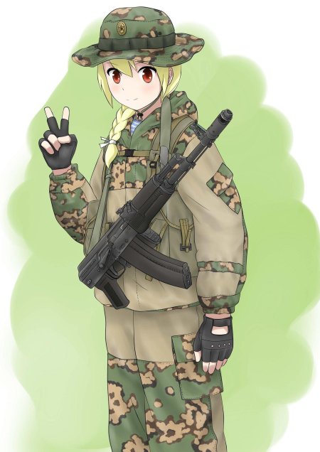 Российский солдат аниме