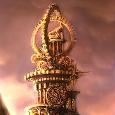 Steampunk башня art