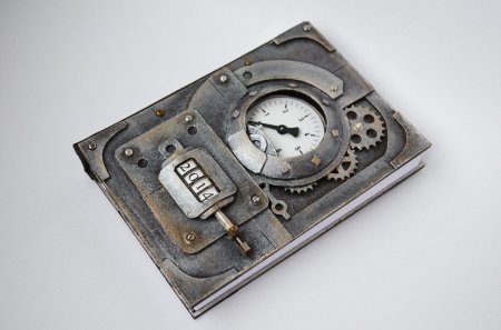 Блокноты микс медиа стимпанк