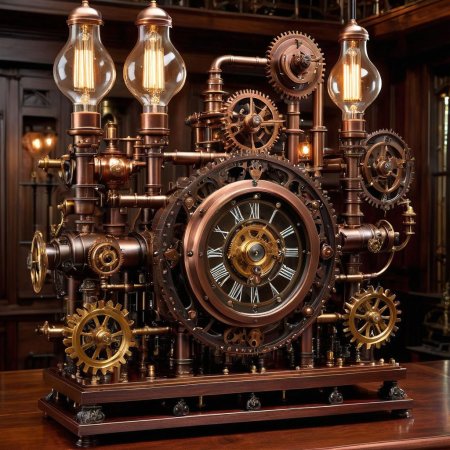 Стимпанк паровоз