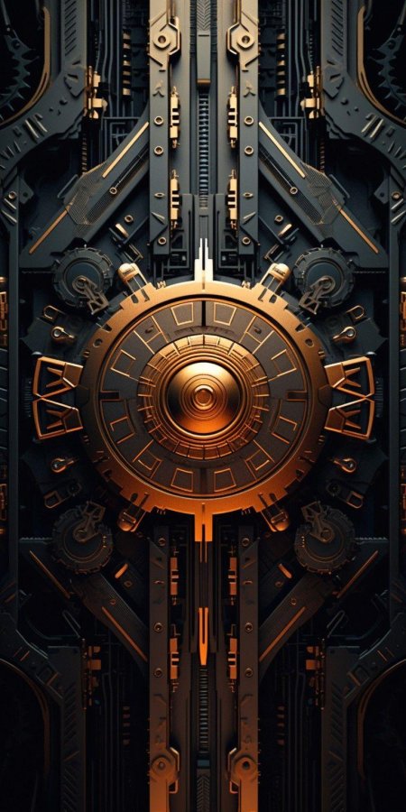 Часы стимпанк арт