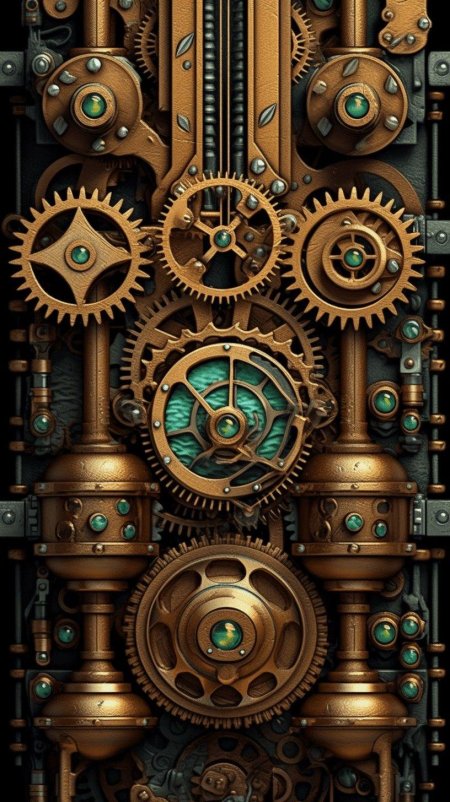 Стимпанк шестеренки
