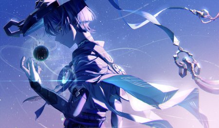 Странник геншин арт