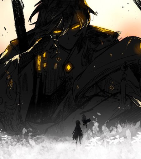 Чжун ли геншин арт