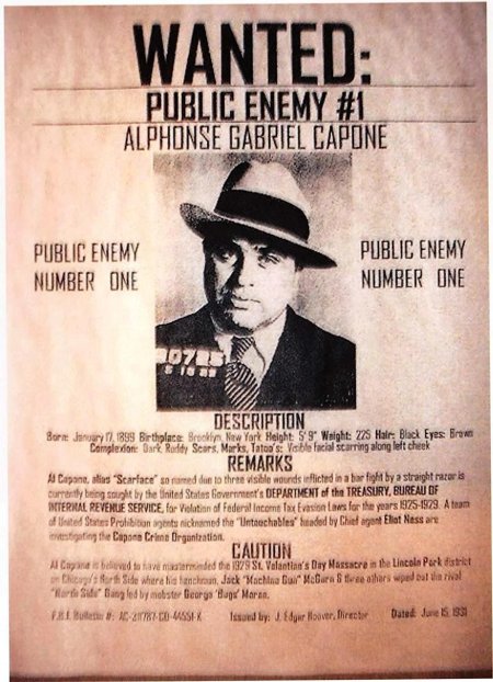 Гангстеры -х годов аль капоне