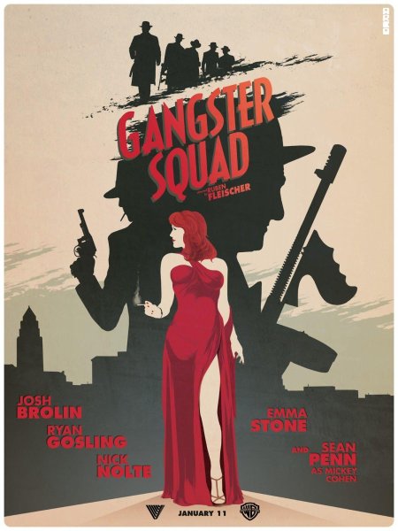 Gangster squad постер