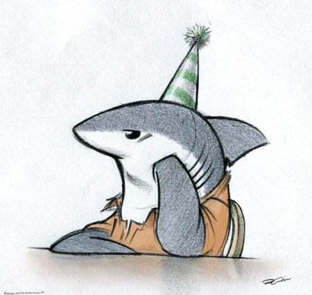 Акула рисунки