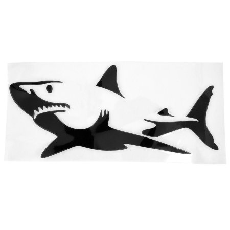 Наклейка на авто акула