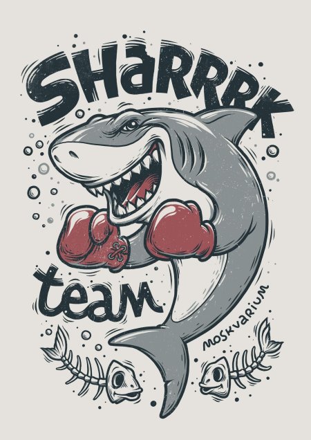 Эмблема акулы
