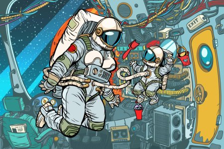 Космонавт арты