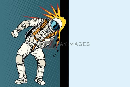 Космонавт поп арт