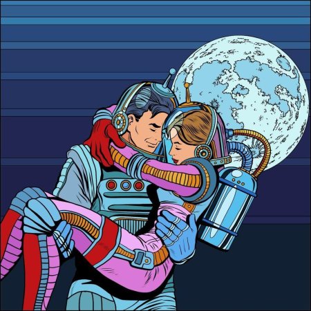 Космонавты любовь