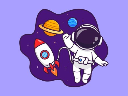Astronaut cartoon