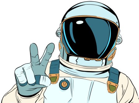 Астронавт мультяшный