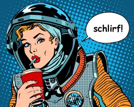 Девушка космонавт