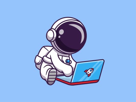 Логотип космонавт