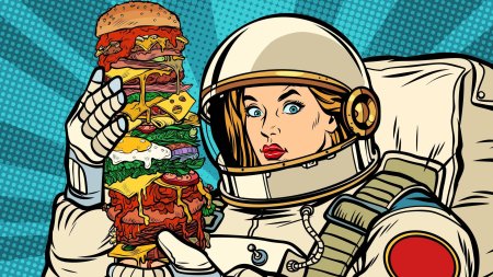 Космонавт поп арт