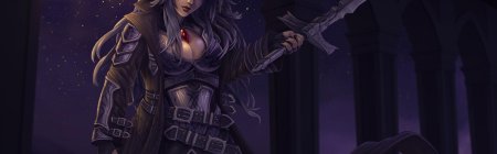 Девушка с мечами