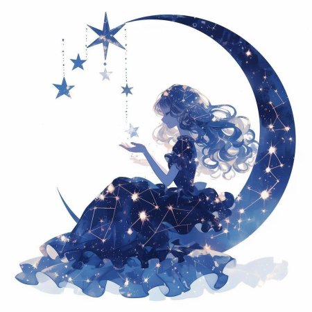 Девушка луна