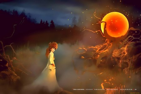 Фэнтези ночь луна