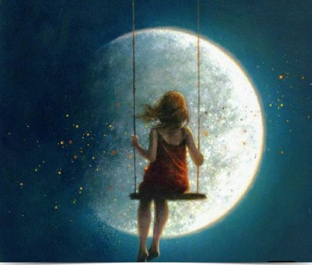 Девушка и луна