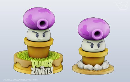 Plants vs zombies fume shroom