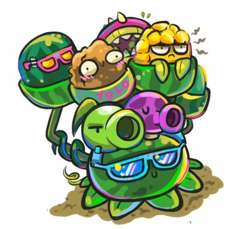 Растения против зомби арты