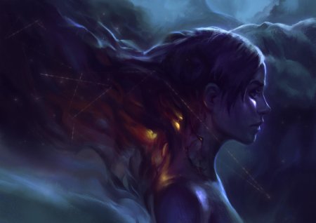 Фэнтези арт девушка