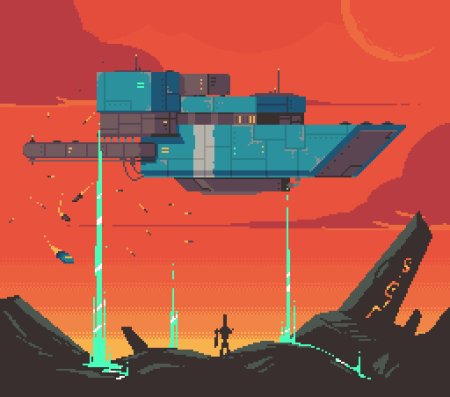 Пиксельные космические корабли