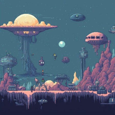 Пиксельный космос