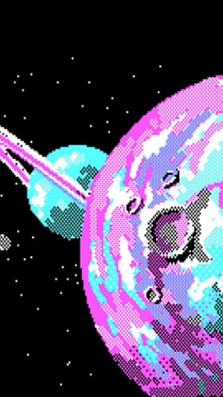 Космос пиксель арт