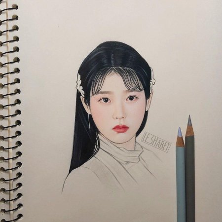 Кореянка рисунок