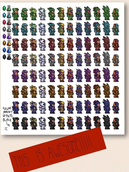 Вольфрамовая броня террария