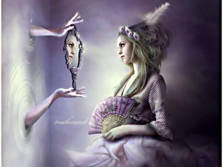 Девушка с зеркалом