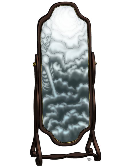 Напольное зеркало