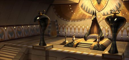 Тронный зал египет арт